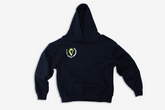 V LOGO ENCHANTMENT HOODIE - BLACK