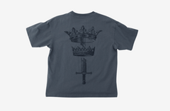 GREY CROWN SHIRT